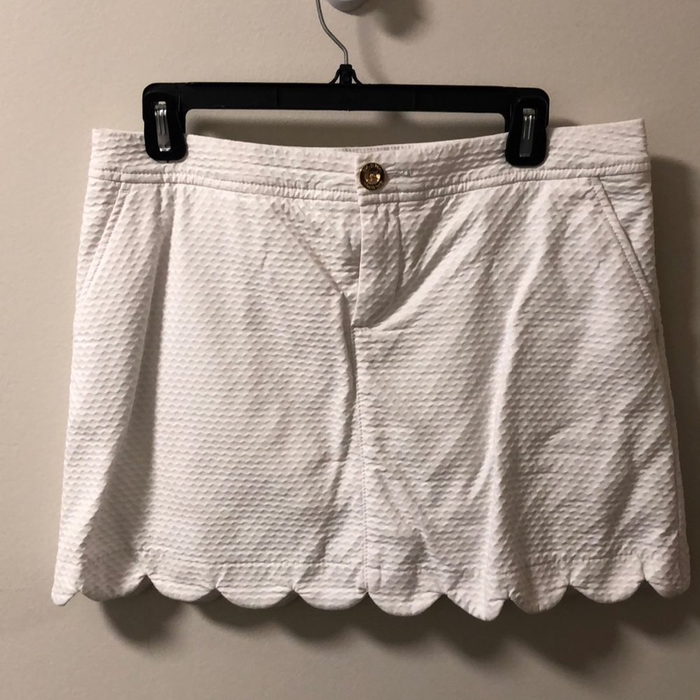 Lilly Pulitzer scalloped skort